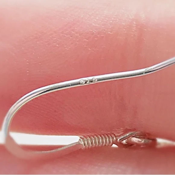 New Handmade Sterling Silver Halloween Pumpkin & Baby Pumpkin Dangle Earrings - Picture 9 of 9